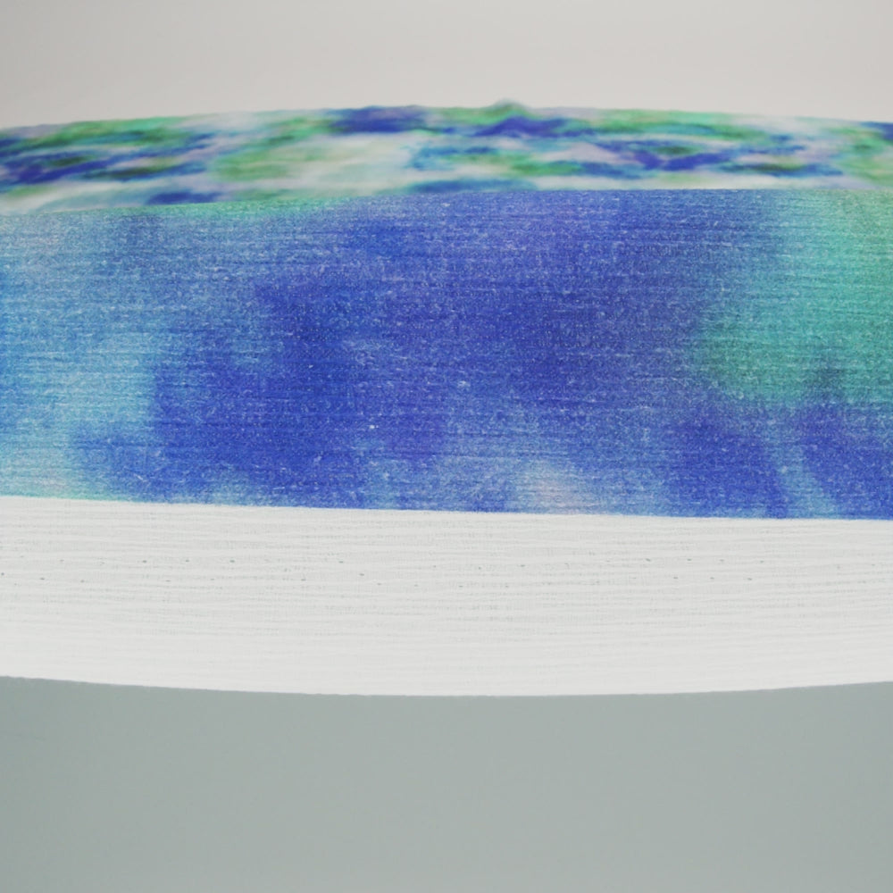 Slubbed Gauzy Cotton Woven - Ultramarine Blue, Green and Teal Soft Tie Dye - Mood Exclusive Soft Sighs Print - Image 6 of 6