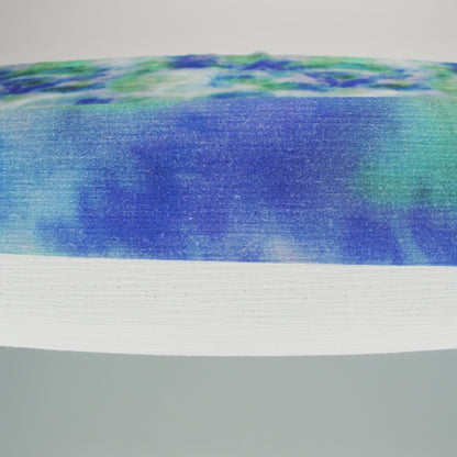 Slubbed Gauzy Cotton Woven - Ultramarine Blue, Green and Teal Soft Tie Dye - Mood Exclusive Soft Sighs Print