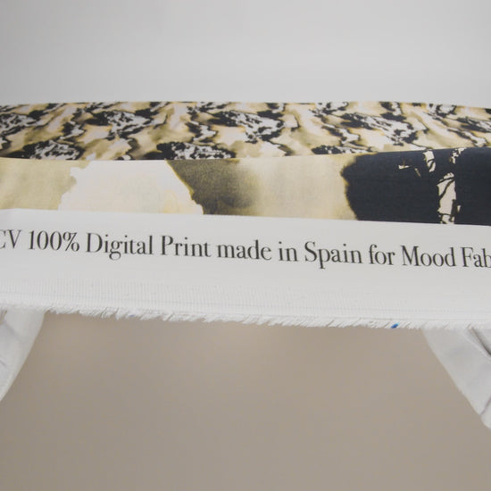 Rayon Challis - Watercolor Trees - Spectral Canopy Print - Mood Exclusive Rio Collection - Image 5 of 5