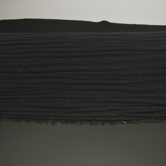 Double Cotton Gauze - Black - Talamanca Collection - Image 5 of 5
