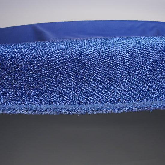Geode Metallic Blue Crackle Luxury Brocade - Image 6 of 6