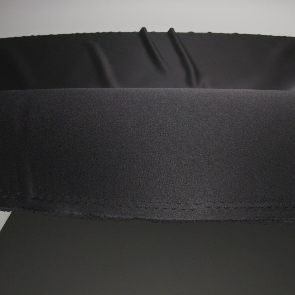 Premium Polyester Satin - Black - Gavia Collection by Mood - Image 7 of 8