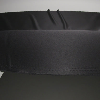 Premium Polyester Satin - Black - Gavia Collection by Mood
