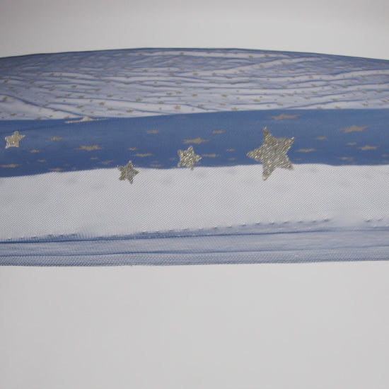 Starry Glitter Tulle - Bright Navy - Image 6 of 7