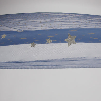 Starry Glitter Tulle - Bright Navy
