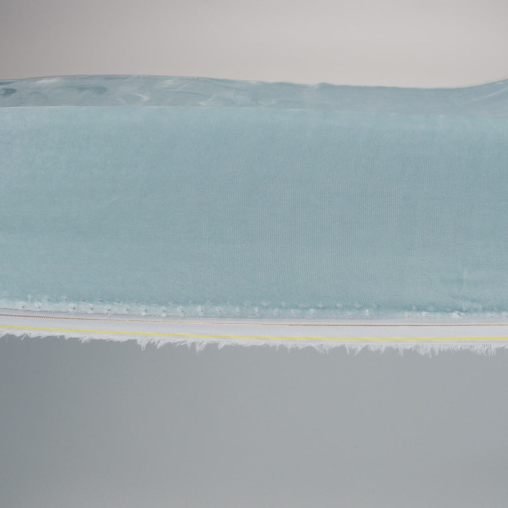 Rayon-Silk Velvet - Sky Blue - Cicero Collection - Image 6 of 6