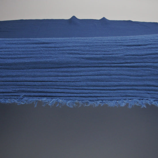 Double Cotton Gauze - Royal Blue - Talamanca Collection - Image 5 of 5