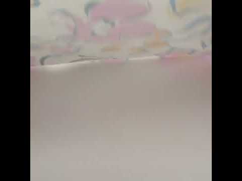 Linen and Rayon Woven - Baby Pink, Light Blue and Creamsicle Ink Brush Flowers - Mood Exclusive Pastel Botanica Print - Image 6 of 6