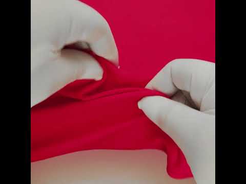 Stretch Bamboo Jersey - Red - Willow Collection - Image 5 of 5