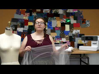 Nylon Tulle 108" - Silk White - Pavlova Wide Collection
