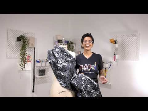 Metallic Navy and Gunmetal Leopard Patterned Luxury Brocade - Image 5 of 5
