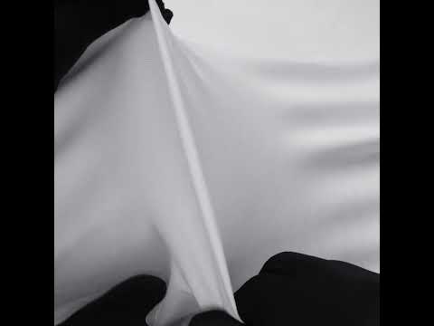 Stretch Bamboo Jersey - White - Willow Collection - Image 6 of 7