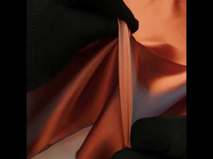 Iridescent Twill Lining - Orange and Aqua