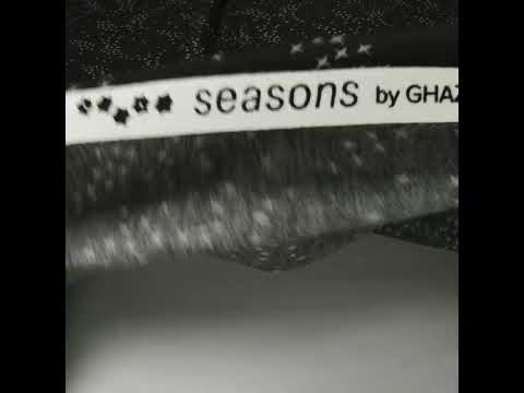 Printed Quilting Cotton by Ghazal Razavi for FIGO Studio - Black Birds - Seasons Basics Collection - Image 7 of 7