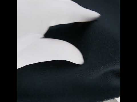 Italian Midnight Navy Creped Wool Double Cloth - Image 5 of 5