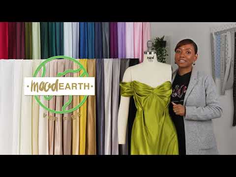 Sustainable Viscose Fluid Satin - Light Stone - Mood Exclusive Elliana Collection - Image 7 of 8