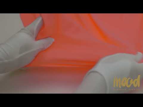 Neon Coral Recycled Polyester Jersey - Image 6 of 6