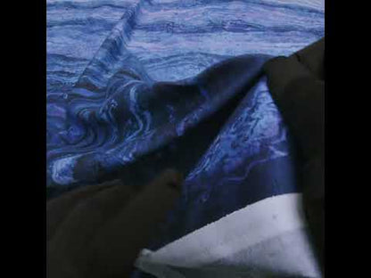 Stonehenge Quilting Cotton by Northcott - Twilight Swirling Lines Gradient - Ombre II Collection