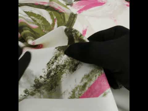 Brushed Cotton Woven - Pink, Olive Green and Cream Big Abstract Brushstrokes - Mood Exclusive Palette Play Print - Image 6 of 6