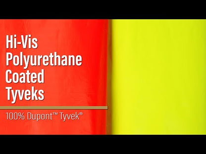 PU Coated Tyvek - Hi-Vis Orange