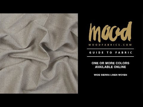 Heavyweight Linen Woven 118" - Oatmeal - Sierra Collection - Image 5 of 5