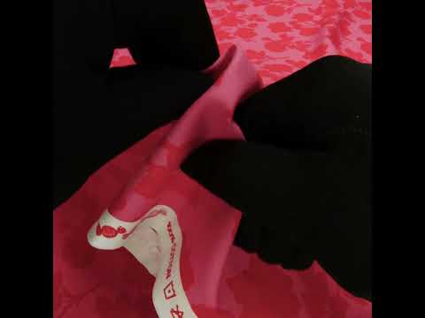 Printed Quilting Cotton by Heather Bailey for FIGO Studio - Strawberry Bramble Floral Silhouettes - Pop Sugar Collection - Image 6 of 6
