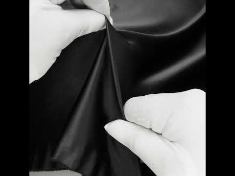 Black Polyester Satin - Image 5 of 5