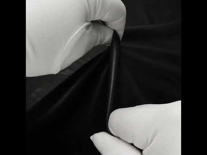 Stretch Faux Leather with Suede-Like Brushed Backing - Pebble Black - Jodi Collection