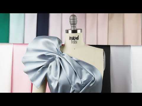 Polyester Mikado - Off White - Nicolette Collection - Image 6 of 6