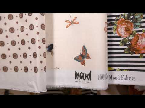 Cotton Voile - Cream and Rust Floral - August Rush Print - Mood Exclusive Harvest Collection - Image 5 of 5