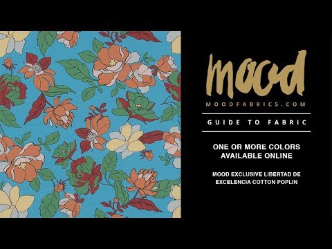 Cotton Poplin - Blue Floral - Libertad de Excelencia Print - Mood Exclusive Avenable Collection - Image 5 of 5
