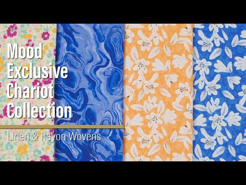 Linen-Rayon Woven - Yellow Floral - Daybreak Bloom Print - Mood Exclusive Chariot Collection - Image 6 of 6