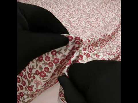 Liberty Fabrics Tana Lawn® - Empress Red - Red and Green Trailing Cherry Blossoms - Image 6 of 6