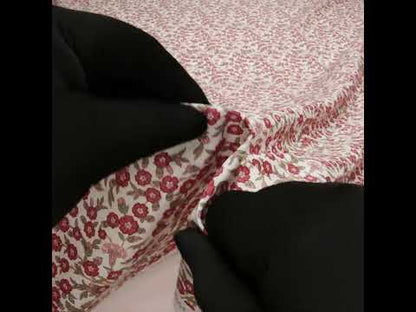 Liberty Fabrics Tana Lawn® - Empress Red - Red and Green Trailing Cherry Blossoms