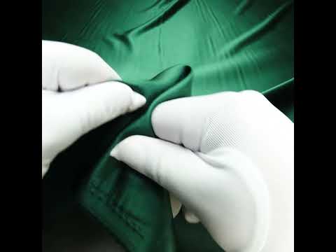 Polyester Satin - Hunter Green - Reverie Collection - Image 6 of 6