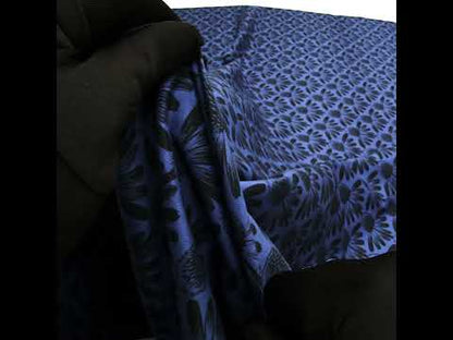 Printed Quilting Cotton by Anna Maria Textiles for Northcott - Night Coneflower Floral - Indelible Collection