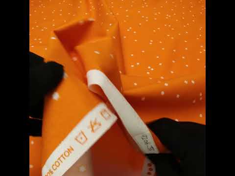 Printed Quilting Cotton by Ghazal Razavi for FIGO Studio - Orange Flowers - Seasons Basics Collection - Image 6 of 6