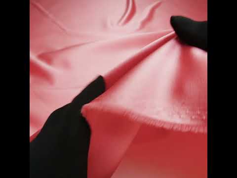 Polyester Satin - Fiesta Coral - Reverie Collection - Image 6 of 6