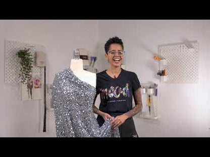 Heavy All-Over Sequins - Green - Guiseppe Collection