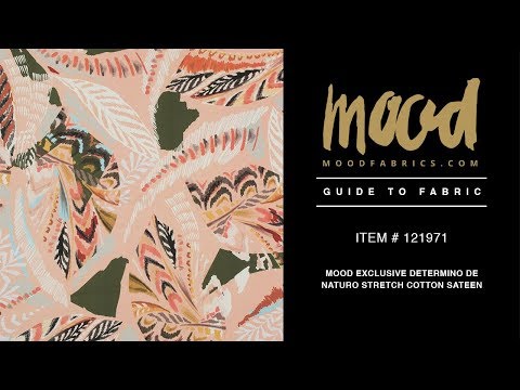 Mood Exclusive Determino de Naturo Stretch Cotton Sateen - Image 5 of 5