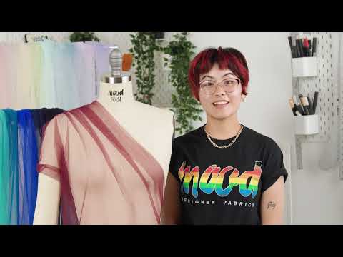 Soft Nylon Tulle - Sandshell - Leonardo Collection - Image 6 of 6