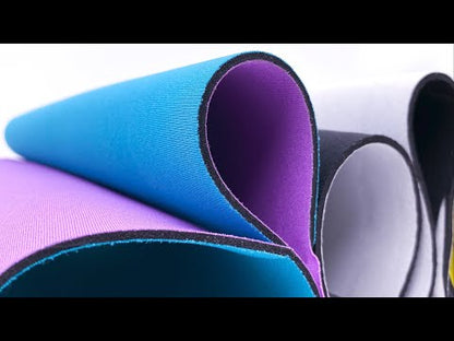 Double Faced Stretch Neoprene 3yd Bundle - True Red and Classic Green - Wave Collection