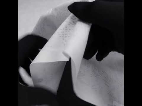Printed Quilting Cotton by Ghazal Razavi for FIGO Studio - White and Gray Stitches - Dovetail Collection - Image 6 of 6