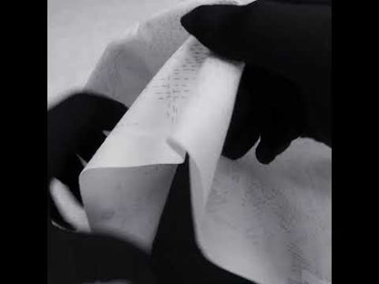 Printed Quilting Cotton by Ghazal Razavi for FIGO Studio - White and Gray Stitches - Dovetail Collection
