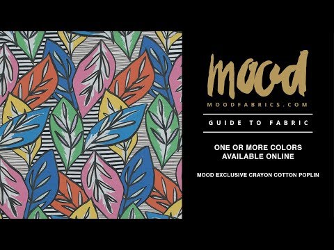 Mood Exclusive Crayon Multicolor Cotton Poplin - Image 5 of 5