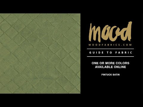Apple Green Pintuck Satin - Image 5 of 5
