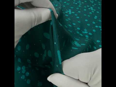 Printed Quilting Cotton by Ghazal Razavi for FIGO Studio - Teal Snow Textured Circles and Spots - Seasons Basics Collection - Image 6 of 6