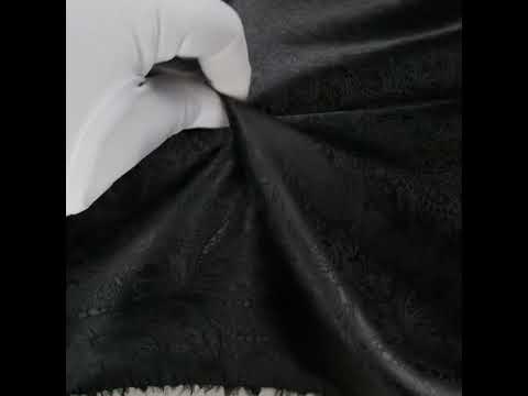 Black Paisley Polyester Jacquard - Image 6 of 6