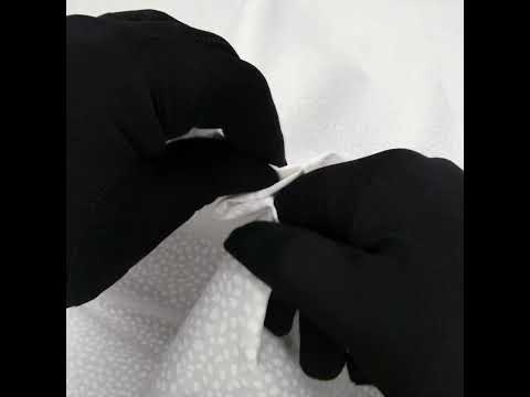 Printed Quilting Cotton by Ghazal Razavi for FIGO Studio - White on White Spotty - Dovetail Collection - Image 6 of 6