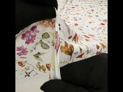 Liberty Fabrics Tana Lawn® - Floral Eve Multi Bright - Pink, Red and Green Scattered Plants and Flowers